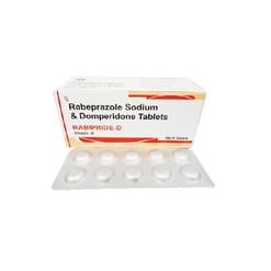 Rabipride D 10mg/20mg Tablet