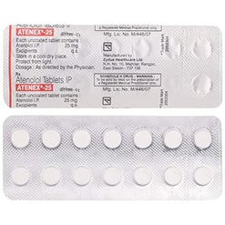 एटेनेक्स 25mg गोली 14s के बा
