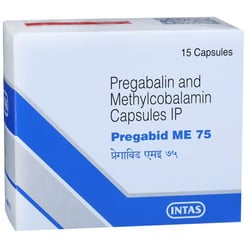 प्रीगैबिड एमई 75 कैप्सूल के बा