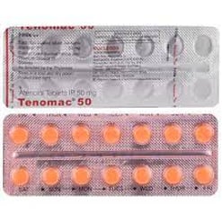 टेनोमैक 50 मिलीग्राम टैबलेट 14s के बा
