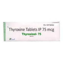 Thyroxinol 75mcg Tablet 120s