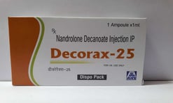 डेकोरैक्स 25 मिलीग्राम इंजेक्शन के बा