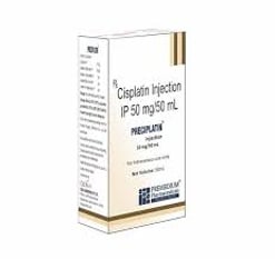 प्रिसिप्लेटिन 50 मिलीग्राम इंजेक्शन के बा