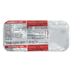 Unimika 250mg انجکشن 2ml