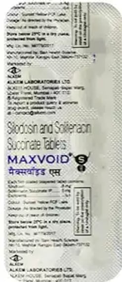 Maxvoid S 8mg/5mg Tablet 10s