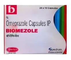 बायोमेजोल 20 मिलीग्राम कैप्सूल के बा