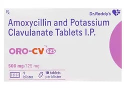 ओरो-सीवी 625mg टैबलेट 10s के बा