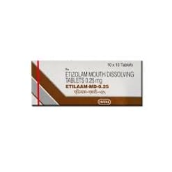 एटिलाम 0.25mg टैबलेट एमडी 10s के बा