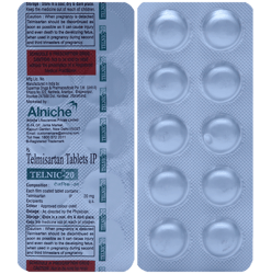 टेलनिक 20 मिलीग्राम के गोली बा