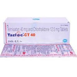 ताज़लोक सीटी 40mg /12.5mg टैबलेट 10s के बा