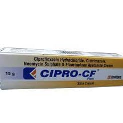 सिप्रो सीएफ स्किन क्रीम 15gm के बा