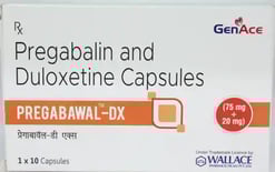 प्रेगाबावल डीएक्स टैबलेट 10एस