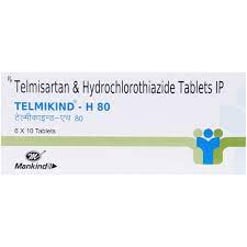 Telmikind H 80mg/12.5mg Tablet 10s