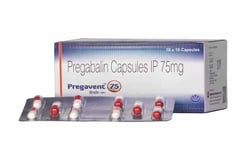 प्रीगवेंट 75mg कैप्सूल 10s के बा