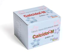 कैलसिडोल एम टैबलेट 10s के बा