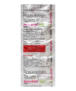 रोजुस्टैट 40 मिलीग्राम टैबलेट 10s के बा