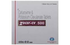 ज़ोसेफ सीवी 500mg/125mg टैबलेट 10s के बा
