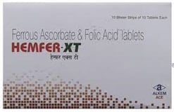 Hemfer XT 100mg/1.5mg Tablet 10s