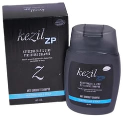 केजिल जेडपी शैम्पू 60 मिलीलीटर के बा