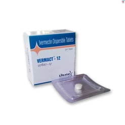 Vermact 12mg Tablet DT 4s