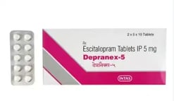 ڈیپرانیکس 5 ایم جی ٹیبلٹ 10 ایس