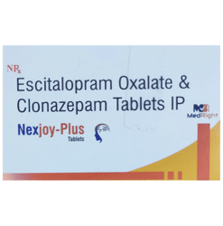 नेक्सजॉय प्लस 0.5mg/10mg टैबलेट के बा
