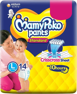 Mamy Poko Pants Standard Diaper L 14s