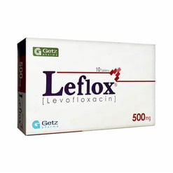लेफ्लॉक्स 500 मिलीग्राम टैबलेट 10s के बा