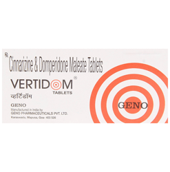 वेर्टिडोम 15mg/20gm टैबलेट 10s