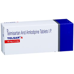 टेल्सर ए 40mg/5mg टैबलेट 15s के बा