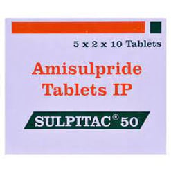सुल्पिटैक 50 मिलीग्राम टैबलेट 10s के बा