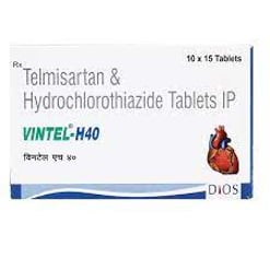 विंटेल एच 40mg/12.5mg टैबलेट 15s के बा