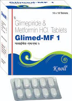 Glimed MF 1mg/1000mg Tablet 10s