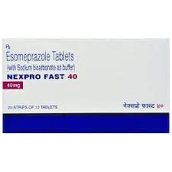 नेक्सप्रो फास्ट 40mg टैबलेट 10s के बा