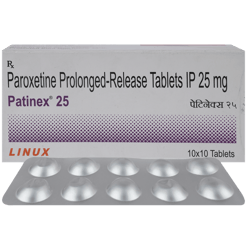 पैटिनेक्स 25mg गोली 10s के बा