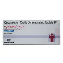 वोमीकिंड 4mg टैबलेट एमडी 10s के बा