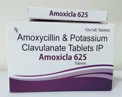 اموکسیلا 625 ٹیبلٹ 6 ایس