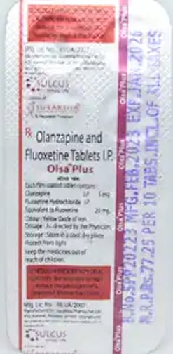 ओल्सा प्लस 20mg/5mg टैबलेट
