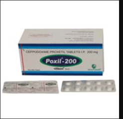 پوکسیل 200 ملی گرام ٹیبلٹ