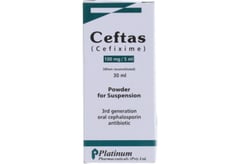 Ceftas 100mg/5ml Suspension