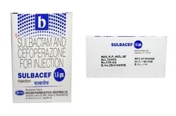 سلباسیف 1000 ملی گرام/1000 ملی گرام انجکشن