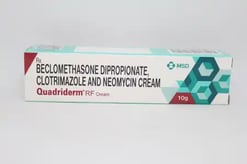 क्वाड्रिडर्म आरएफ क्रीम 10जीएम के बा