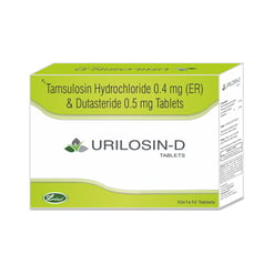 यूरिलोसिन डी 0.4mg/0.5mg गोली के बा
