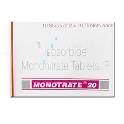 20mg गोली 10s के मोनोट्रेट करीं