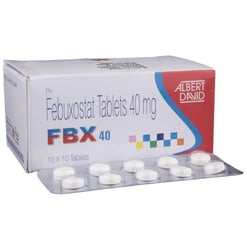 एफबीएक्स 40 मिलीग्राम टैबलेट 10s के बा