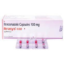 इट्रासिस 100 मिलीग्राम कैप्सूल 4s के बा