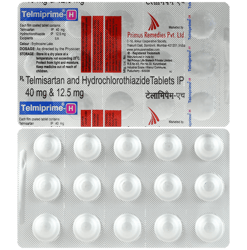 Telmiprime H 40mg/12.5mg Tablet