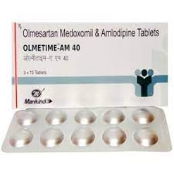 ओल्मेटाइम-एएम 40 मिलीग्राम टैबलेट 10s के बा
