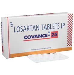 कोवांस 25mg टैबलेट 10s के बा