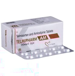 टेल्मिफार्म एएम टैबलेट के बा